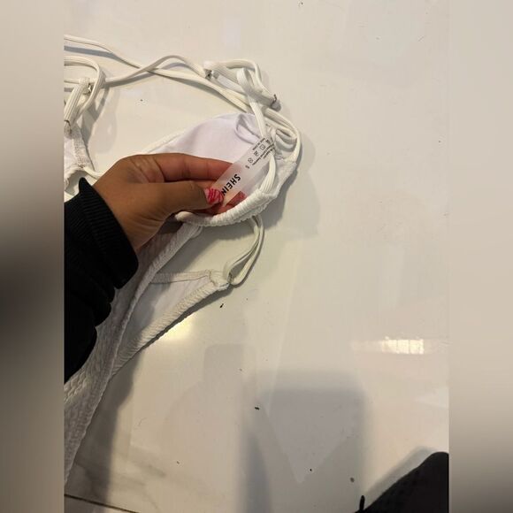 White  bikini set#4 - Picture 6 of 7